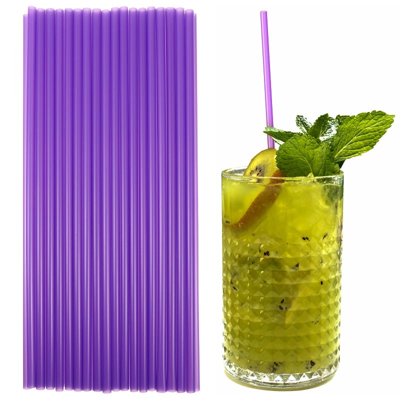 Healeved 200PCS Disposable Plastic Straws 102 Inches Long Plastic Drinking Straws for Wedding Birthday Party Cocktails Coffee Juice Water Iced Tea
